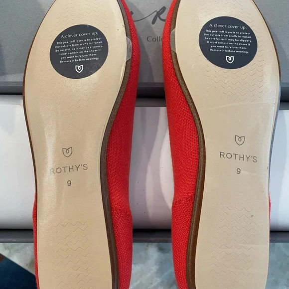 NIB Rothy’s Merino Loafers Blaze - Retired and Rare! - Picture 7 of 7